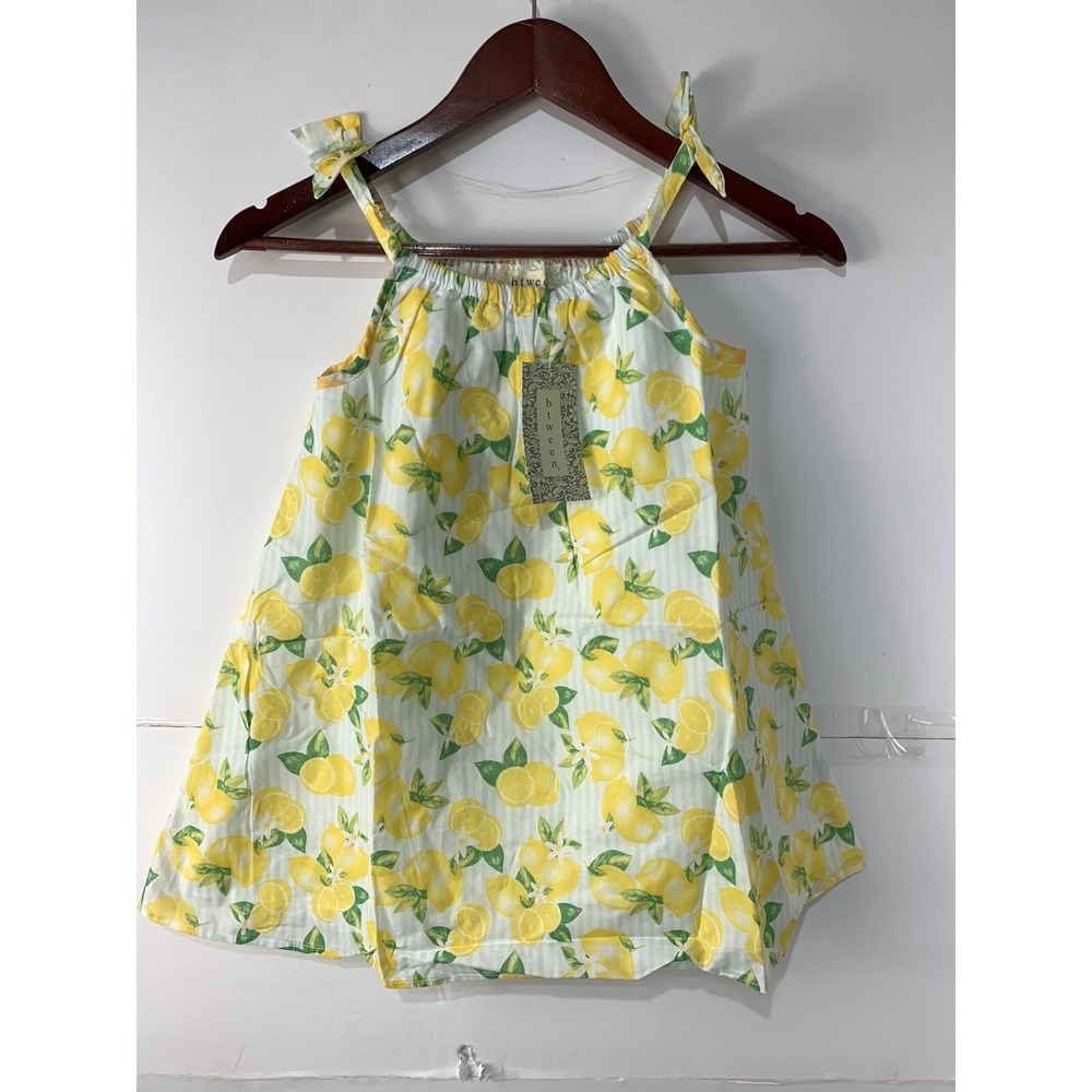 Btween Girls Size 5 Lemon Sleeveless Sundress